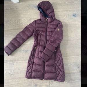 Michael Kors long puffer jacket